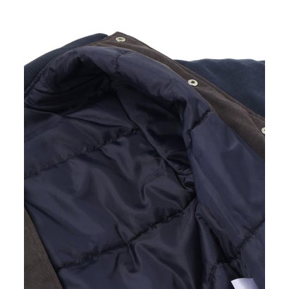 ネクシック nexchic ピーチ起毛タフタロゴパッチスタジャン(110~150cm) （ベージュ）｜詳細画像