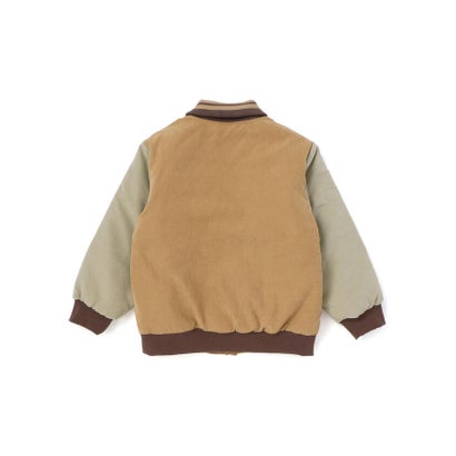 ネクシック nexchic ピーチ起毛タフタロゴパッチスタジャン(110~150cm) （ベージュ）｜詳細画像