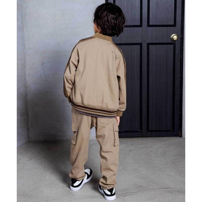ネクシック nexchic ロゴ刺しゅうバックプリントジャケット(110~150cm) （ネイビー）｜詳細画像