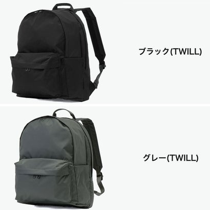 ネスク NESK 正規取扱店 リュック レディース メンズ バックパック ブランド 2層 撥水性 耐久性 通勤 通学 PC収納 シンプル おしゃれ タウンユース 旅行 大容量 18L TWILL NS-022 （ブラック(TWILL)）｜詳細画像