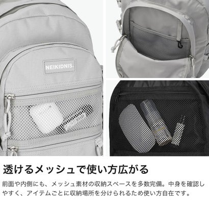 日本正規品 リュック レディース メンズ デイパック 小さめ ブランド リュックサック 軽量 軽い 通学 A4 PC収納 シンプル Absolute Backpack Mini NB65ABG010 （BLACK）｜詳細画像