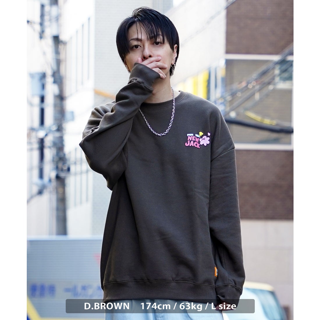 ワンフォークロージング 1111clothing ◇NEW JACK スプレーロゴ 
