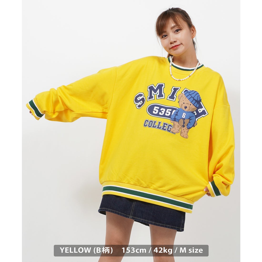 ワンフォークロージング 1111clothing オーバーサイズ スウェット 