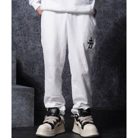 3連 クロス スウェットパンツ （WHITE）