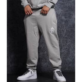 3連 クロス スウェットパンツ （GRAY）