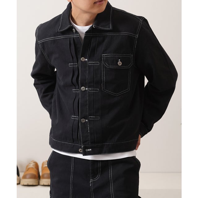 1stタイプ トラッカージャケット （ダックBLACK）