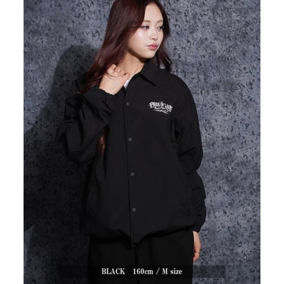 ワンフォークロージング 1111clothing グラフィック コーチジャケット （WINE）｜詳細画像
