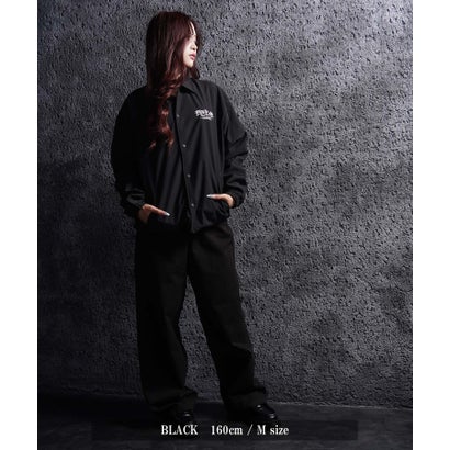ワンフォークロージング 1111clothing グラフィック コーチジャケット （WINE）｜詳細画像