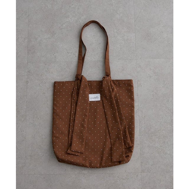 【RMAF】ラインストートリボントート （brown）