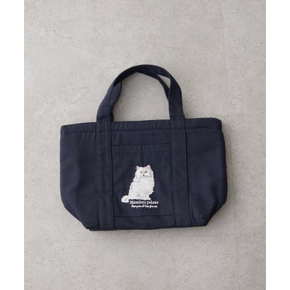【うちのこシリーズ】アニマル刺繍保冷トート （gray）｜詳細画像