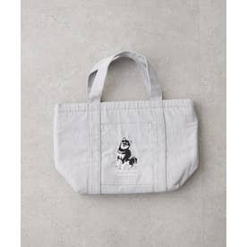 【うちのこシリーズ】アニマル刺繍保冷トート （gray）