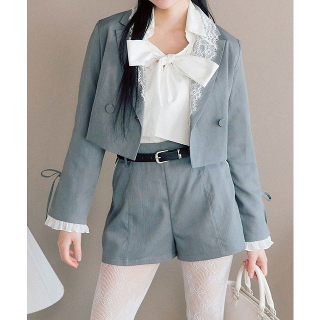 【OLIVE des OLIVE】ベルト付きショートパンツ （GY）