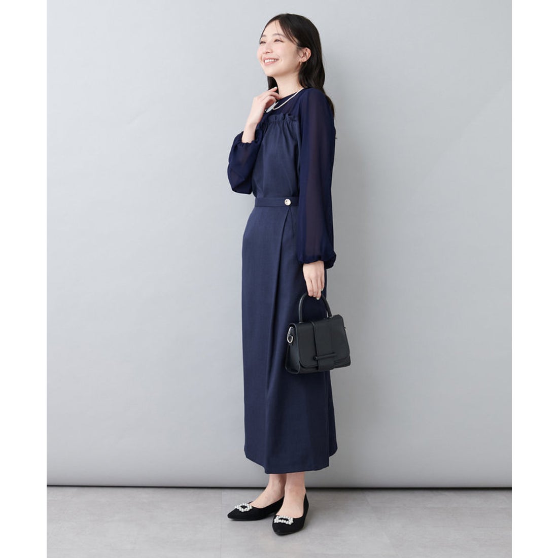 ナイスクラップ NICE CLAUP 【natural couture】キレイめブラウス+ 