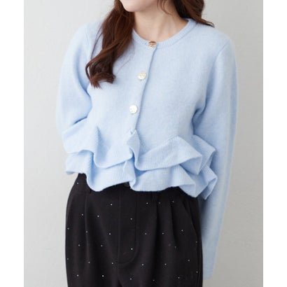 ヘムフリルカーディガン （BK）｜詳細画像