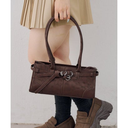 ナイスクラップ NICE CLAUP 【Autumn Bag Series】ベルトボストンバッグ （IVY）｜詳細画像