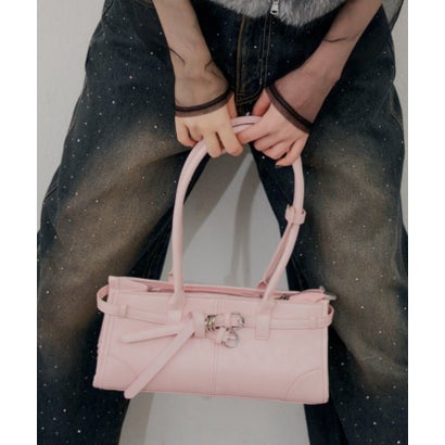ナイスクラップ NICE CLAUP 【Autumn Bag Series】ベルトボストンバッグ （BK）｜詳細画像