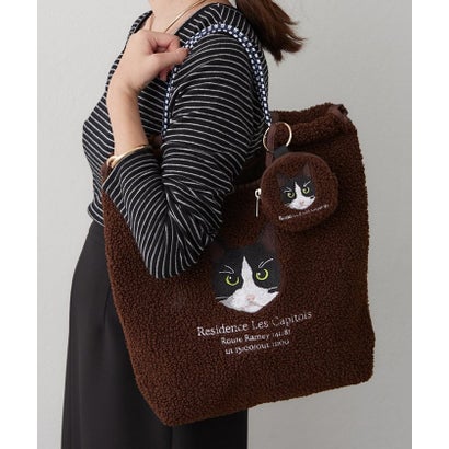 ボア刺繍コードトート （BE）｜詳細画像
