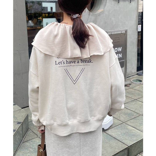 【WEB限定】トライアングルロゴプルオーバー （LBE）