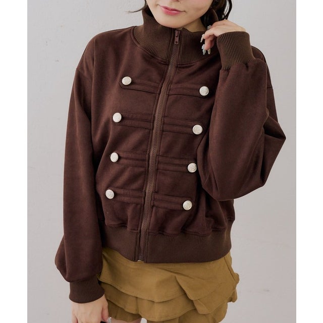 【ANOTHER BRANCH】ナポレオン風トラックブルゾン （brown）