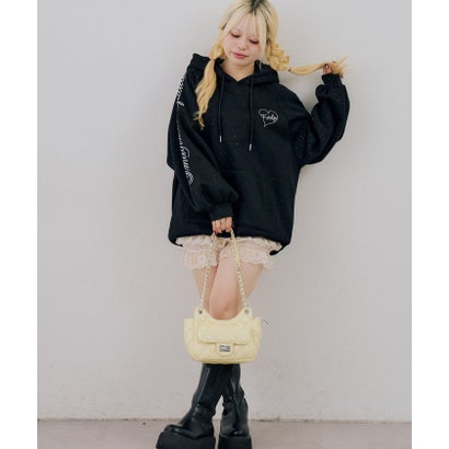 【continuer】 バックハートロゴパーカー （offwhite）｜詳細画像