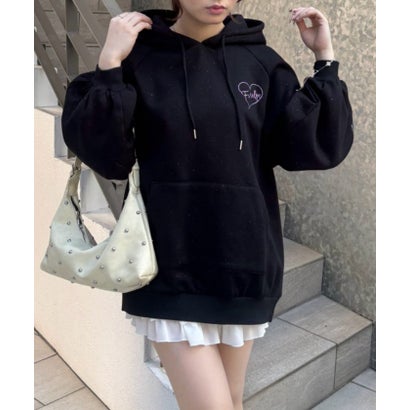 【continuer】 バックハートロゴパーカー （offwhite）｜詳細画像