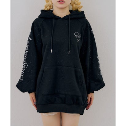 【continuer】 バックハートロゴパーカー （offwhite）｜詳細画像