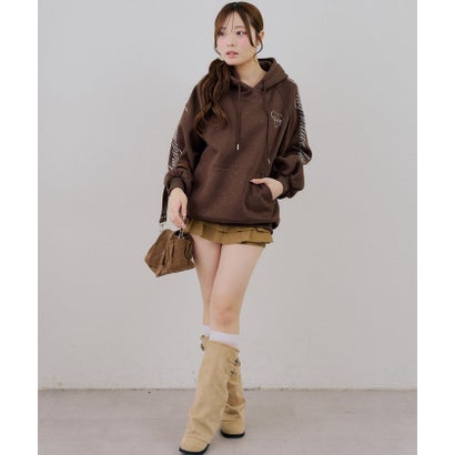 【continuer】 バックハートロゴパーカー （offwhite）｜詳細画像