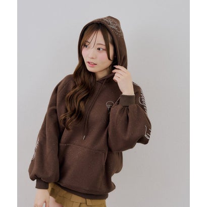 【continuer】 バックハートロゴパーカー （offwhite）｜詳細画像