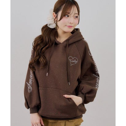 【continuer】 バックハートロゴパーカー （brown）｜詳細画像
