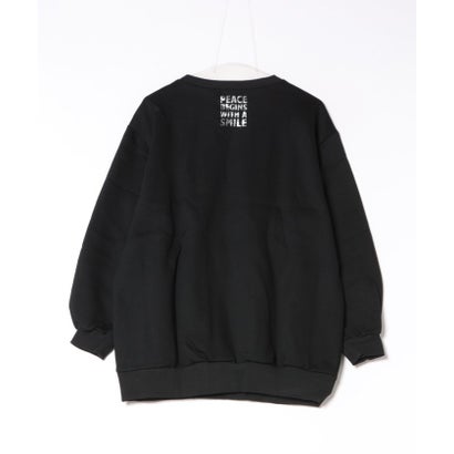 【continuer】箔プリントロゴ裏起毛トレーナー （gray(1)）｜詳細画像
