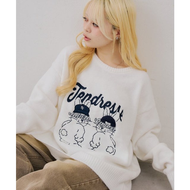 【ANOTHER BRANCH】ラビットニット （ivory）