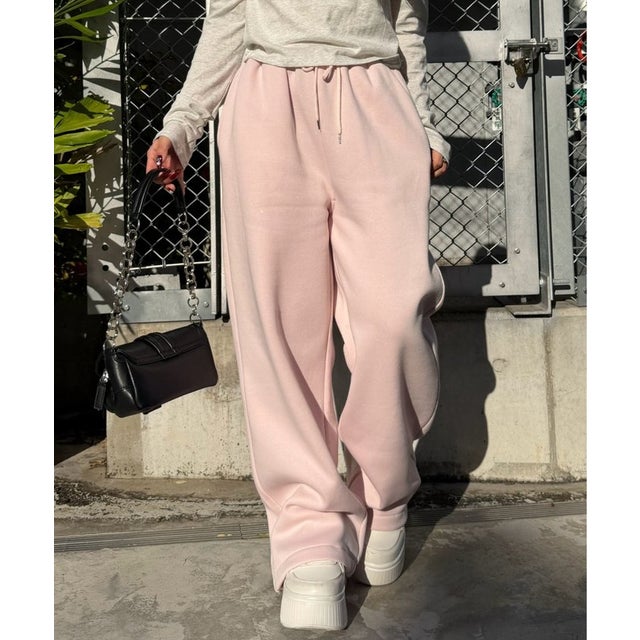 【ANOTHER BRANCH】【セットアップ可能】裏毛バックロゴスエットパンツ （pink）