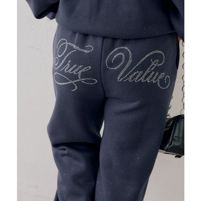 【ANOTHER BRANCH】【セットアップ可能】裏毛バックロゴスエットパンツ （navy）