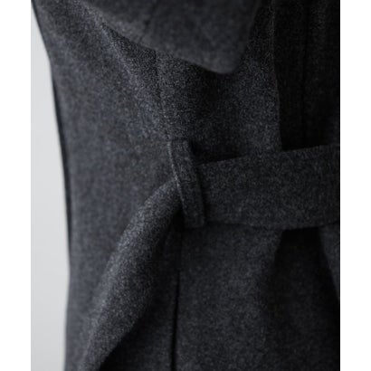 【Mavie..7】ファー付ロングコート （black）｜詳細画像
