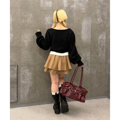 【Mavie..7】インナー付ボレロカーディガン （offwhite）｜詳細画像