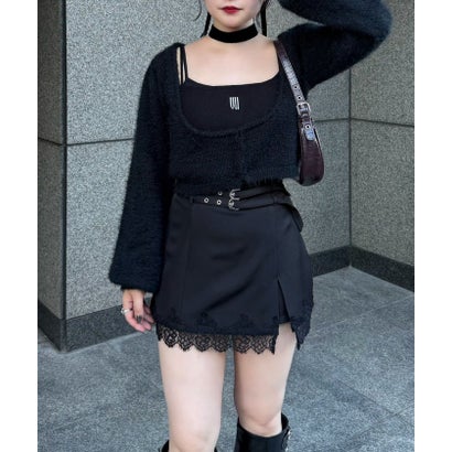 【Mavie..7】インナー付ボレロカーディガン （offwhite）｜詳細画像