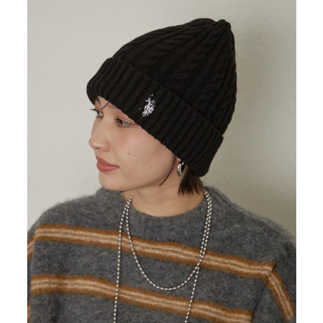 【POLO】ビーニー （black）