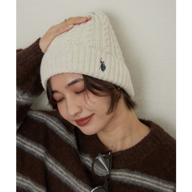 【POLO】ビーニー （ivory）