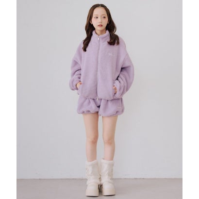 【continuer】【セットアップ可能】フワフワボアバルーンパンツ （purple(1)）｜詳細画像
