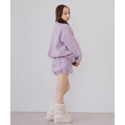 【continuer】【セットアップ可能】フワフワボアバルーンパンツ （purple(1)）｜詳細画像