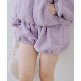 【continuer】【セットアップ可能】フワフワボアバルーンパンツ （purple(1)）