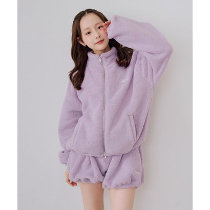 【continuer】【セットアップ可能】フワフワボアバルーンパンツ （black）｜詳細画像