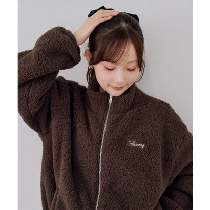 【continuer】【セットアップ可能】フワフワボアブルゾン （brown）｜詳細画像