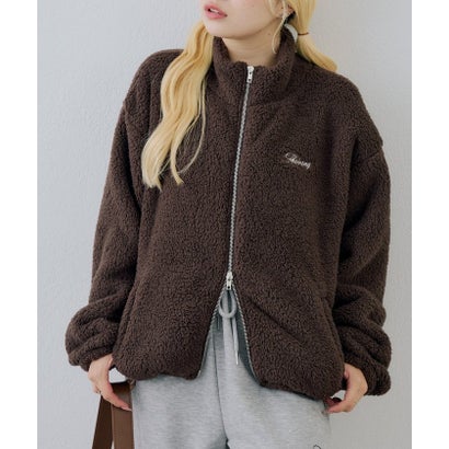 【continuer】【セットアップ可能】フワフワボアブルゾン （brown）｜詳細画像