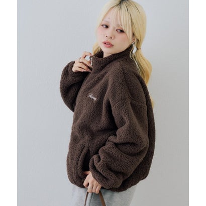 【continuer】【セットアップ可能】フワフワボアブルゾン （brown）｜詳細画像
