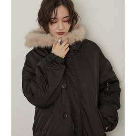 ミリタリーファーパーカーブルゾン （black）