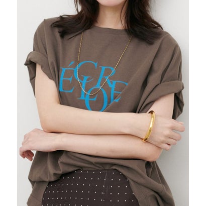 【LARUTA】バックスリットecloreTシャツ （BR）｜詳細画像