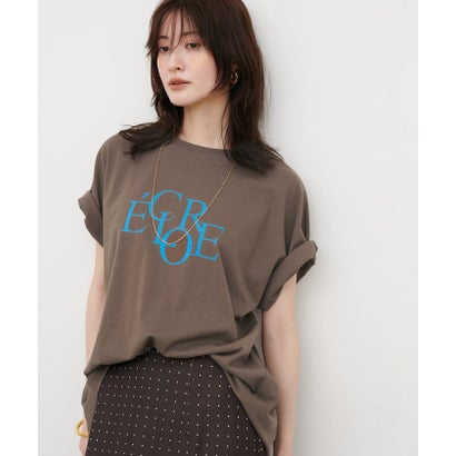 【LARUTA】バックスリットecloreTシャツ （BR）｜詳細画像