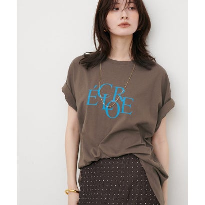 【LARUTA】バックスリットecloreTシャツ （BR）｜詳細画像