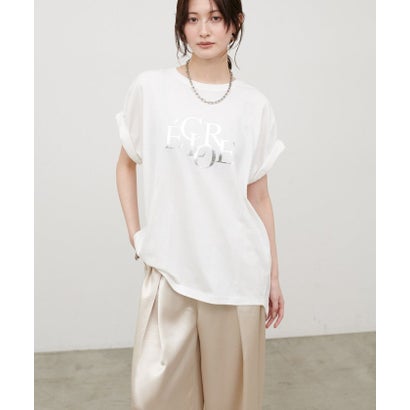 【LARUTA】バックスリットecloreTシャツ （BR）｜詳細画像